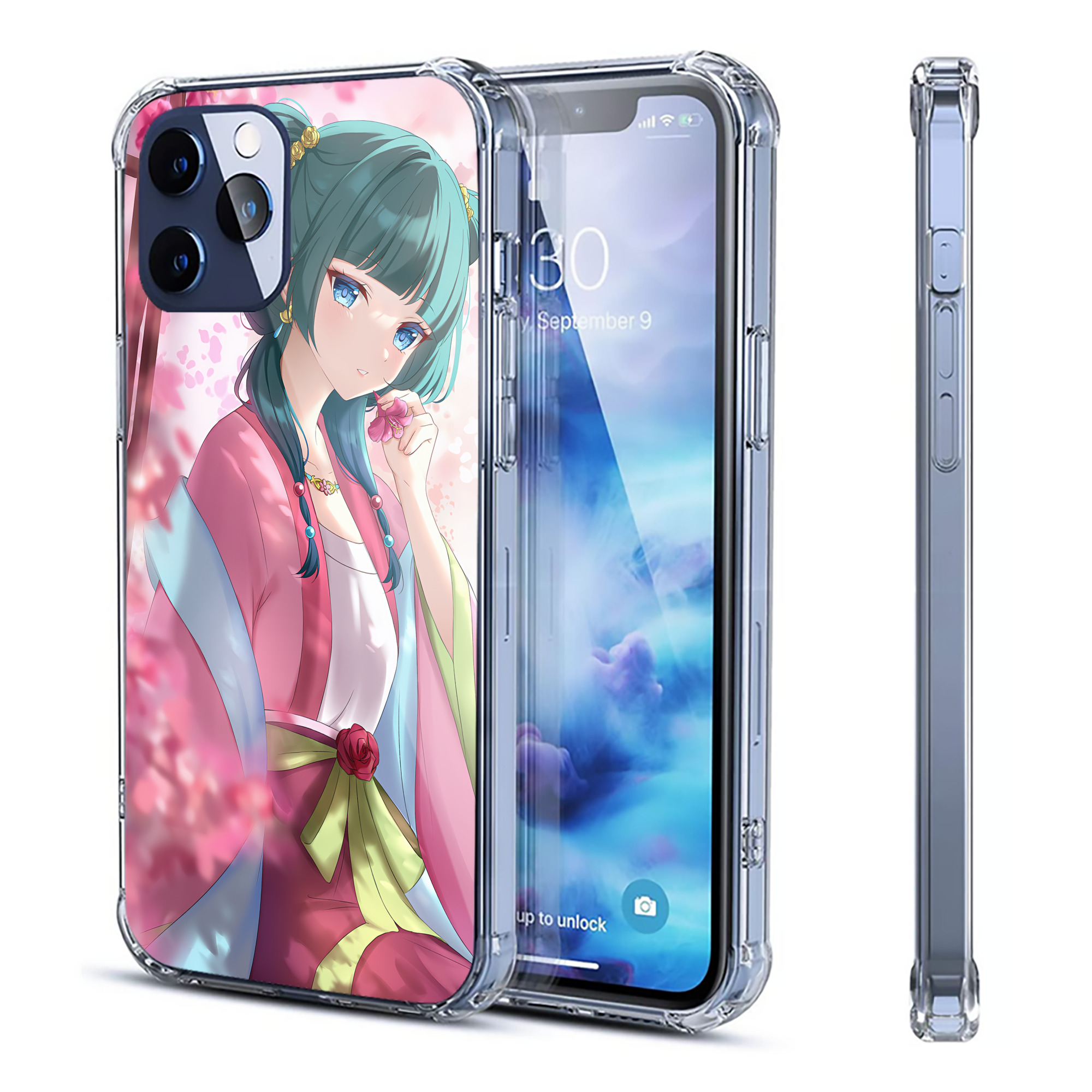 （画像用） 薬屋のひとりごと The Apothecary Diaries 【iPhone 12シリーズ対応】透明スマホケース（クリアソフトケース）